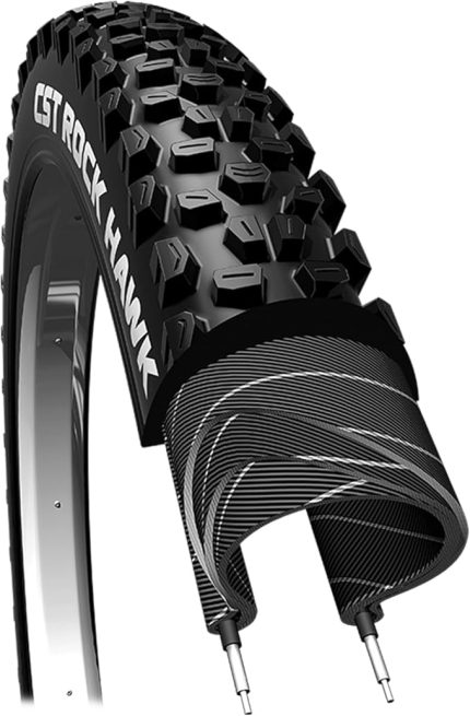 Rock HAWK Wire boncuk Tire 26-Inch x 2.25 Siyah