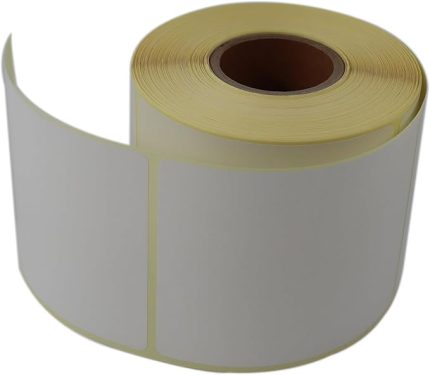 etiketler , hazır al hızlı al Eko Termal Etiket 80mm x 100mm Ruloda 500 Adet 40mm Kuka Çapında Direk Termal Transfer Etiketi