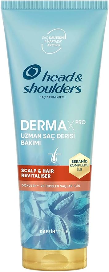 & Shoulders DermaXPRO Scalp & Hair Revitaliser Dökülme Karşıtı Saç ve Saç Derisi Bakım Kremi Kafein ve Seramid ile 220ml