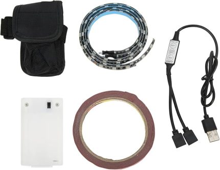 Elektrikli Scooter için LED Işık Şeridi, Elektrikli Scooter için Dekoratif Işık Şeridi RGB Scooter M365 1S ile uyumludur
