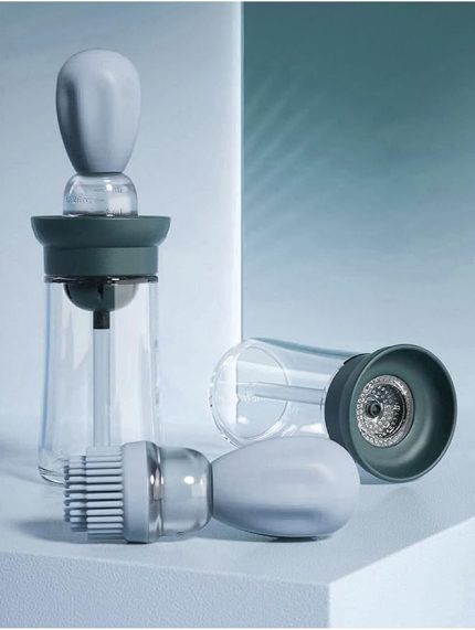 Cam Hazneli Şişe Silikon Yağ Sos Yumurta Fırçası Yağlama Fırçası