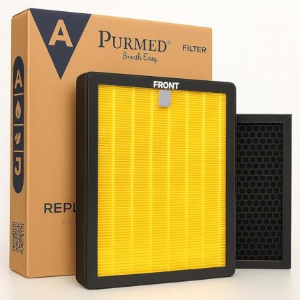 Pure Flat Hava Temizleme Cihazı Uyumlu Hepa + Karbon Filtre