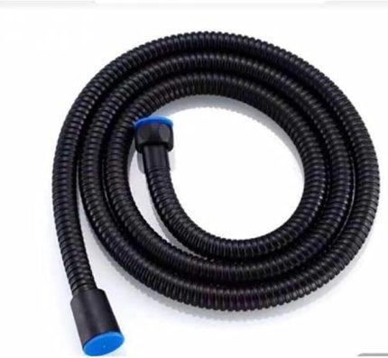 Örgülü Duş Hortumu Spiral Shower Hose, Siyah