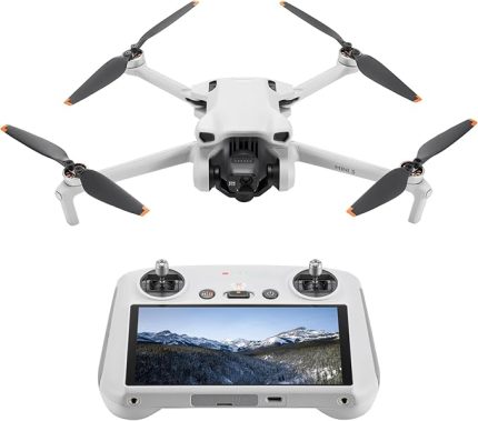 Mini 3 (DJI RC - Ekran kumandalı) - 249 Gram ağırlık, 10 km uzağa gidebilen, 1/1,3 inç 4K çekim özellikli 38 dakika uçuş