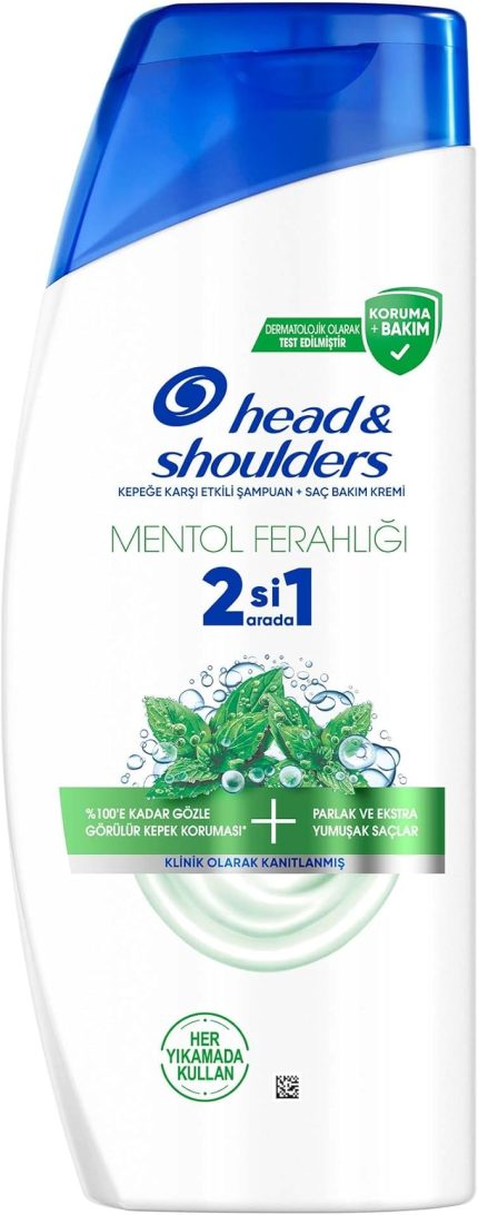 & Shoulders Mentol Ferahlığı 2'si 1 Arada Kepeğe Karşı Etkili Şampuan 625ml