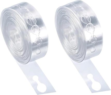 TOYS - 2 Adet Plastik Balon Zinciri Aparatı, Balon Şeridi, Balon Kemeri 5 Metre