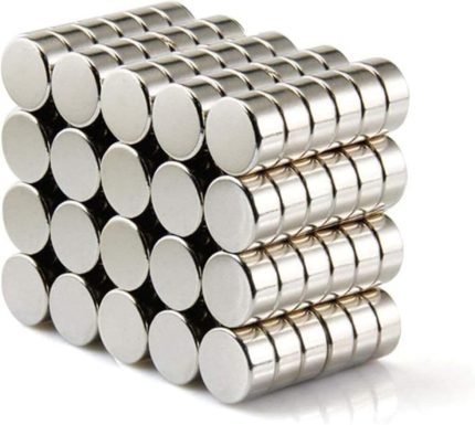 Magnet 25 Adet 6Mm X 2Mm Yuvarlak Güçlü Neodyum Mıknatıs Magnet(25'Li Paket)