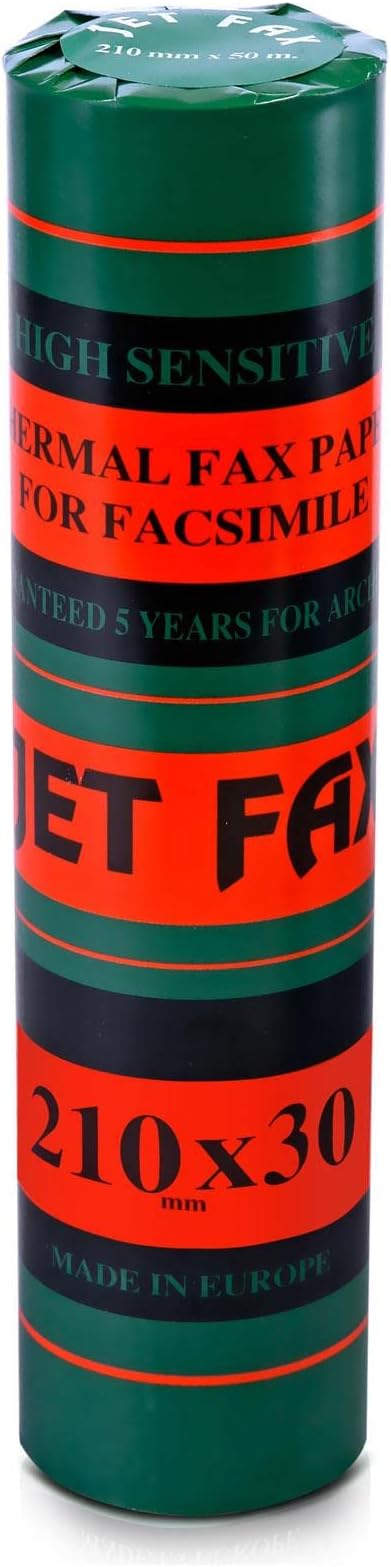 Jetfax Faks Kağıdı 210 Mm X 30 Mt 1 Rulo