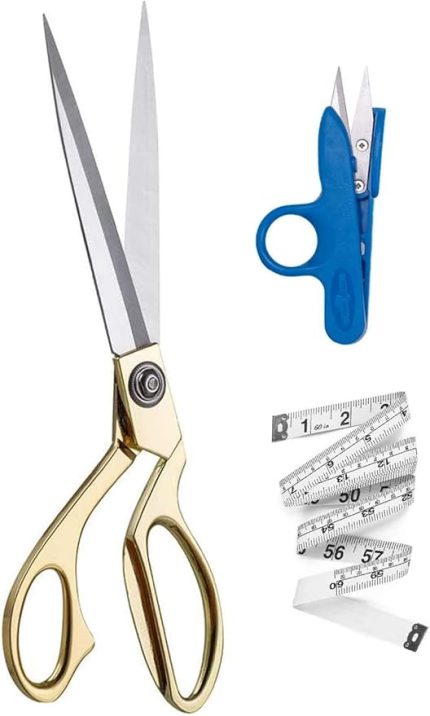 Makina Profesyonel Metal Terzi Makası Altın Renkli Büyük Boy 26 cm