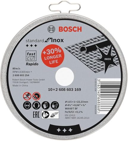 Professional Kesme Diski Düz Standart Inox Rapido için, 2608603254