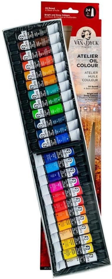 DYCK YAĞLI BOYA 12ml 24 RENK SET