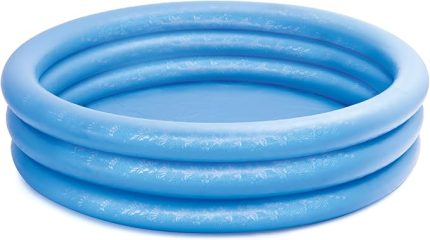 Kinderpool 3-Ring-Pool Crystal 59416 NP, mavi, Ø 114 x 25 cm
