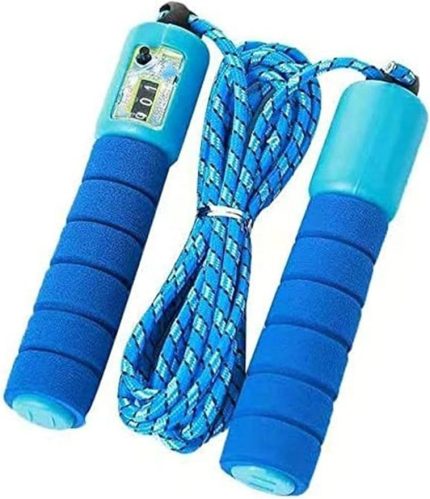 Renkli Sayaçlı Atlama Ipi Çocuklara Özel Atlama Ipi Çocuk Oyun Atlama Ipi Kardiyo Ipi Mavi