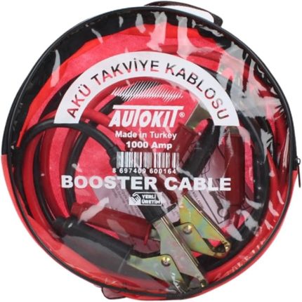 Akü Takviye Kablosu Şeffaf Çanta 1000 Amp
