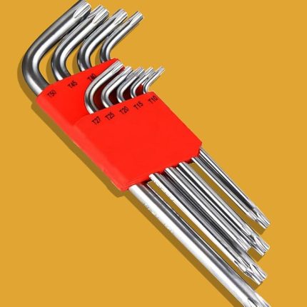 Uzun Boy Tork Alyan Takımı - 9 Parça T-Alyan Anahtar Takımı - Torx Allen Set