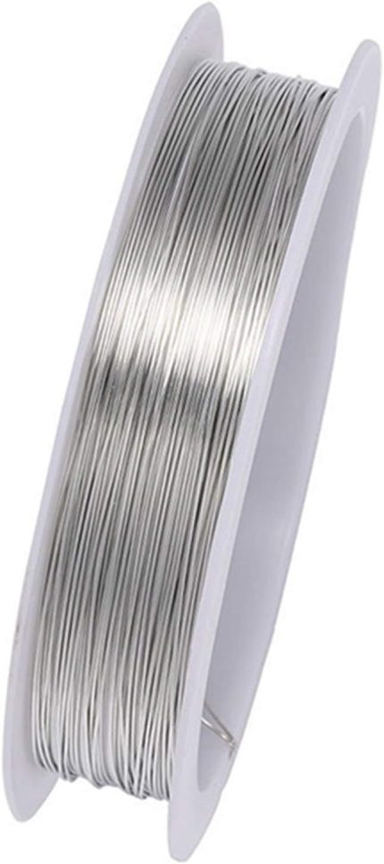 0.5mm Takı Boncuk Tel 23ft Güçlü Kararmaya Dayanıklı Bakır El Sanatları Tel DIY Takı Kolye Bilezik Yapımı için