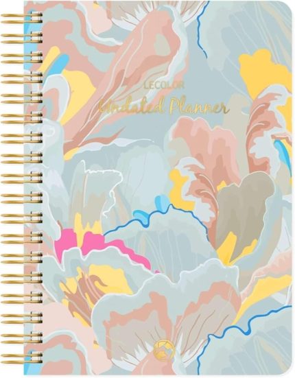 Color Süresiz Planlayıcı Spiralli Ajanda Defter Lotus 17x24 cm