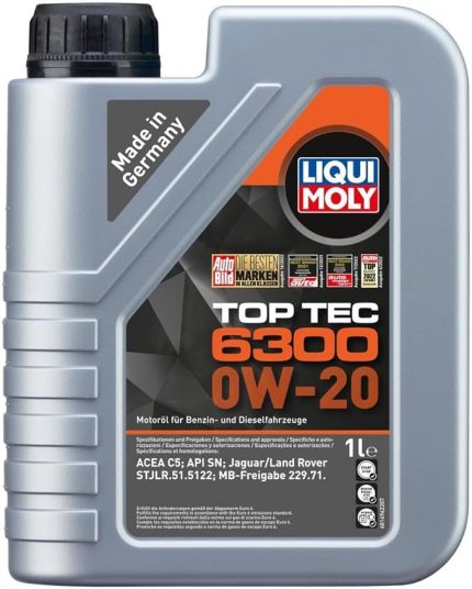 Moly Top Tec 6300 0W-20 1 Litre Otomotiv Bakım Ürünü