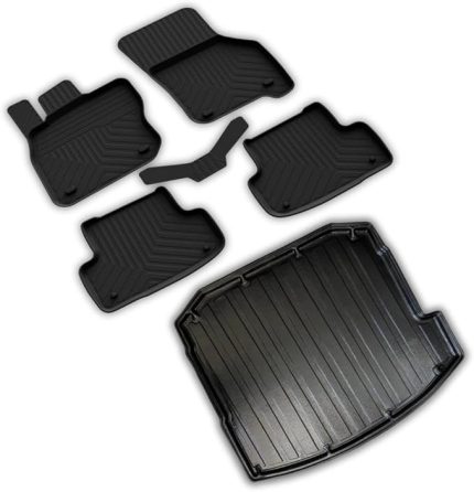 autoaccessories Audi A3 Sedan ile Uyumlu 4D Paspas ve 3D Bagaj Havuzu 2021 ve Üstü