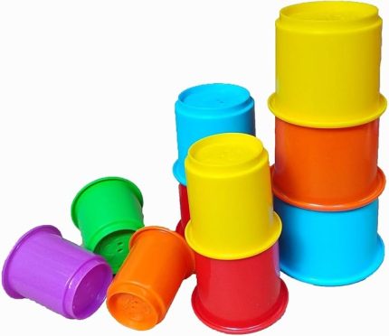 AE-1610 Mega Kule Eğitici Oyunu 10 Parça, Çok Renkli