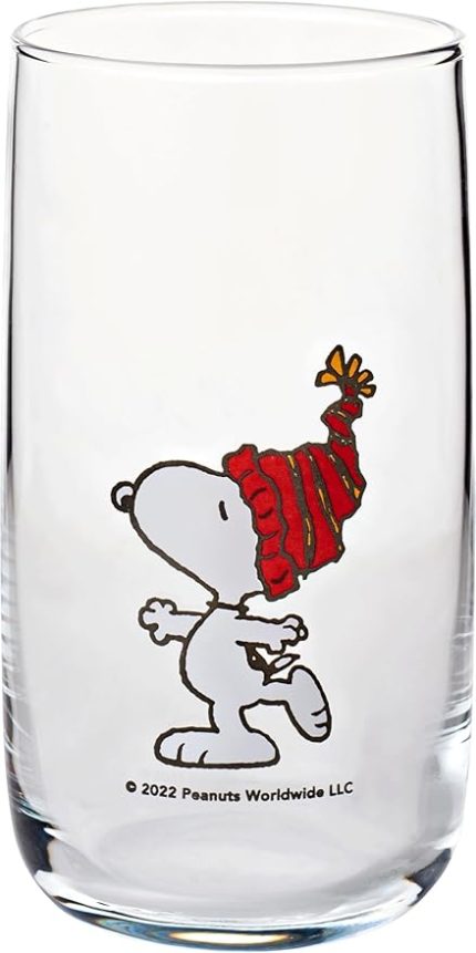 Dükkan Cam Bardak (365 cc) - Snoopy Dans