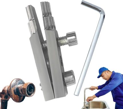 Sökme Aleti - Musluk Su Borusu Sökme Aparatı,İç Mekan Uzun Çok Fonksiyonlu Musluk Verimli Çekme Genişletme Tamir