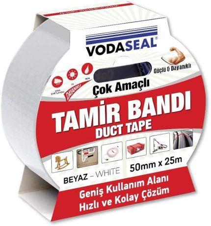 Çok Amaçlı Tamir Bandı, 50Mmx25Mt, Beyaz