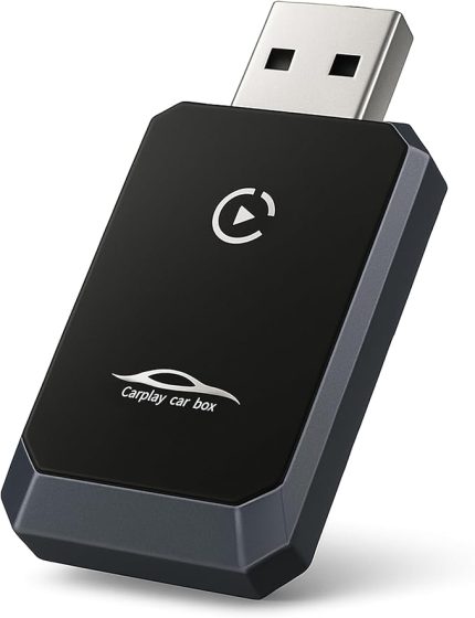 CarPlay Extreme Wireless Kablosuz Carplay Adaptörü/Android Auto ve Carplay Desteği/Otomatik Bağlantı/Tak-Çalıştır Desteği/Güçlendirilmiş Çip ve Sorunsuz Bağlantı/Ekstra Type-C Aparatı