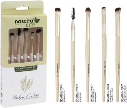 Eco Eye Make Up Brush Makyaj Fırçası 5Li Set