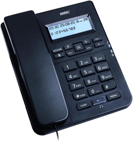TM145 Siyah TM145 Siyah Kablolu Telefon, Siyah