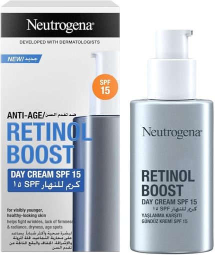retinol boost yaşlanma karşıtı gündüz kremi spf 15 50ml