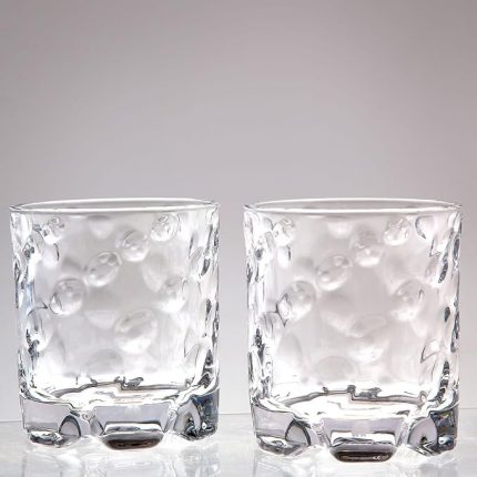 Glory 2'li Dalgalı Viski Bardağı 250 ml