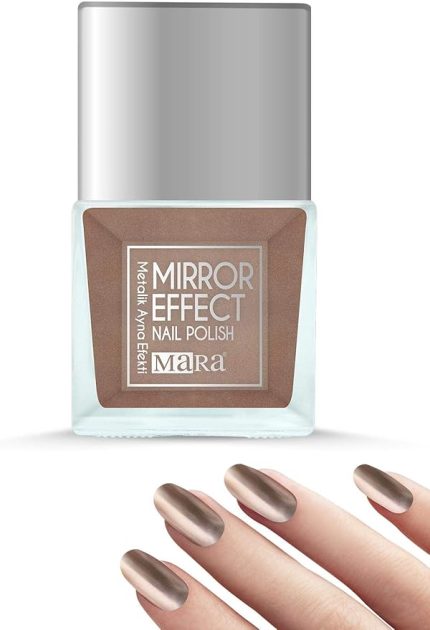 KOZMETİK Metalik Ayna Efekli Oje Bronz 15ml
