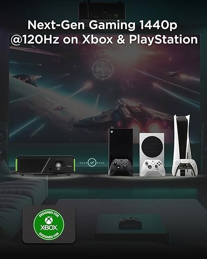 X2-4KPRO XBOX LISANSLI 4K HDR COZUNURLUKLU KISA MESAFE AKILLI LED PROJEKSIYON - Görsel 4