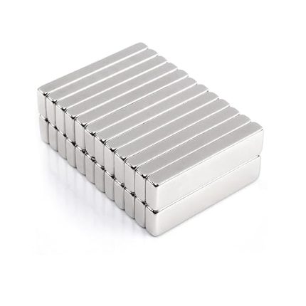 Dikdörtgen Süper Güçlü Mıknatıs 40x10x5 mm (4'lü Set)