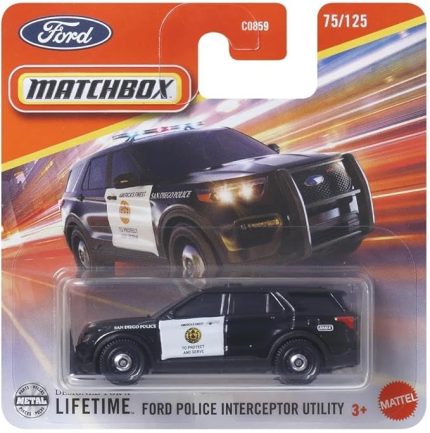 Matchbox 1:64 Tekli Arabalar FORD POLICE INTERCEPTOR UTILITY JBT10