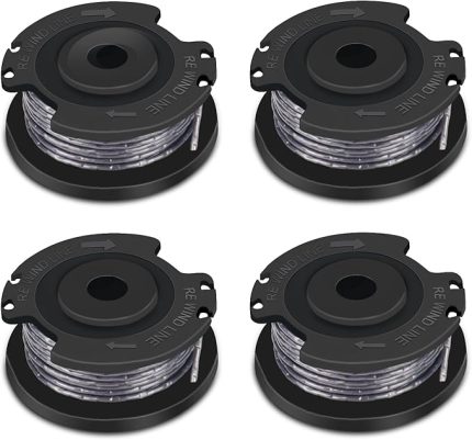 Bosch EasyGrassCut 18, 23, 26, 18-230, 18-260, 18-260, 18-26 için yedek makara ve misina, çim parçaları, 4 adet