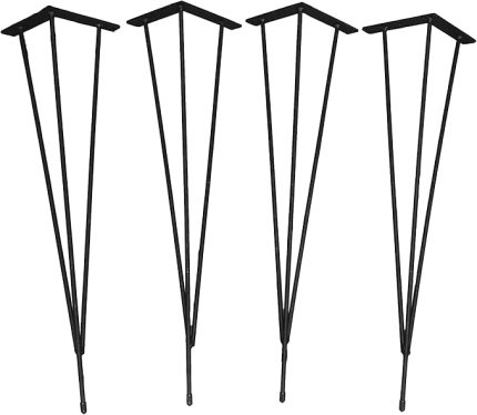 Firkete Ayak Masa Sehpa Ayağı 4 ADET- BOY 41 CM