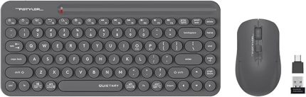TECH FG3200 Air2 2.4Ghz Kablosuz Q Türkçe FN-Multimedya Klavye + 2000Dpi Optik Mouse MİNİ SET (Sessiz Ultra İnce ve Uyku Engelle Modlu)