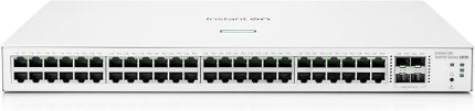 a Hewlett Packard Enterprise company Aruba Instant On 1830 48 Port Gb Smart-Managed Layer-2 Ethernet Anahtarı | 48x 1G | 4X SFP | Fansız | AB Kablosu (JL814A#ABB)