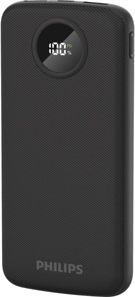 DLP7712 PowerBank 10000 mAh 3.7V Taşınabilir Şarj Cihazı, 3 Port, 22.5W Hızlı Şarj, USB-C ve 2x USB-A, Korumalı Şarj, (Siyah)