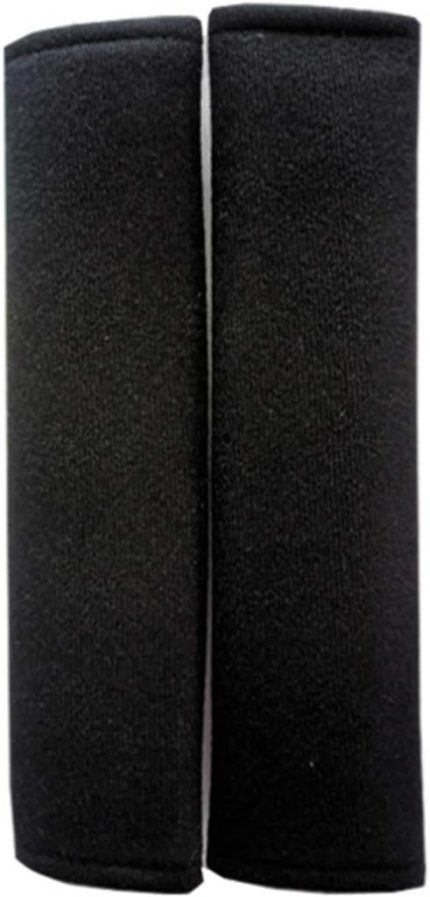 Araba Emniyet Kemeri Ped Kılıfı kiti, 2'li Paket Yumuşak Araba Güvenlik Emniyet Kemeri Kayışı Omuz Pedi Yetişkinler ve Çocuklar için (Siyah)