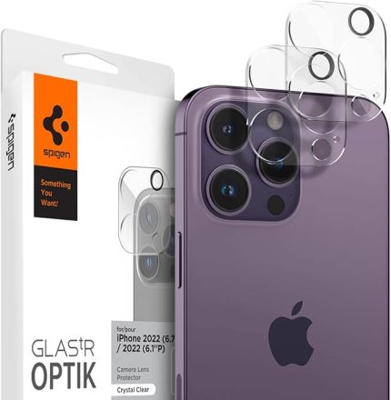 iPhone 16 Pro Max / 16 Pro / 15 Pro Max / 15 Pro / 14 Pro Max / 14 Pro ile uyumlu Kamera Lens Camı Koruyucu GLAS.tR Optik (2 Adet) Crystal Clear - AGL05761
