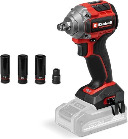 Professional Akülü Darbeli Somun Sıkma TP-CW 18/260-C Li BL-Solo Power X-Change (18 V, 260 Nm tork seviyesi, 500 Nm serbest bırakma torku, kömürsüz, harici kare uç soketi)