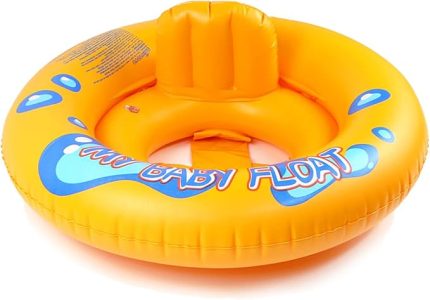 Güvenli Koltuk Şişme Yüzme Simidi, Şişme Şamandıra Yüzme Simidi, Yüzme Şamandıra, Çift Katmanlı Yuvarlak Yüzme Simidi (Sarı)