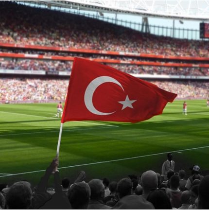 Bayrak Sopalı Türk Bayrağı 100x150 Yüksek Kalite Çift Tarafllı Fabrikasyon Baskı Alpaka kumaş