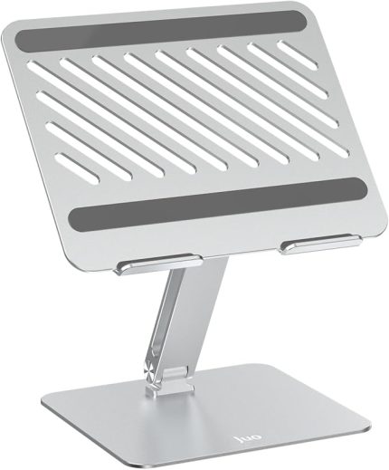 Alüminyum Notebook Standı Yükseklik ve Eğim Ayarlı Ergonomik Metal Laptop Standı 11-17 inch arası notebook dizüstü bilgisayar standı, ayarlanabilir