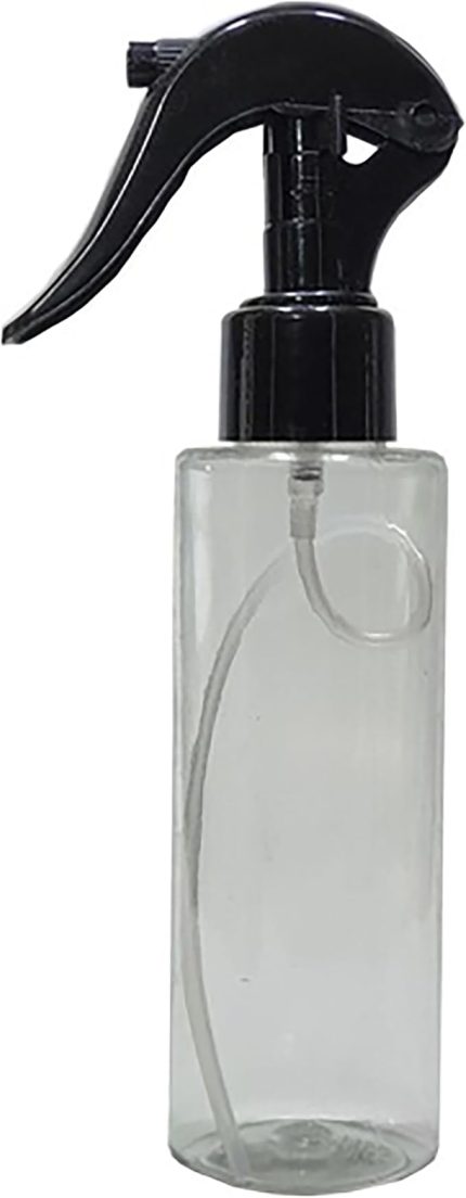 Plastik Sprey Şişesi, Boş, Şeffaf, Siyah Tetikli