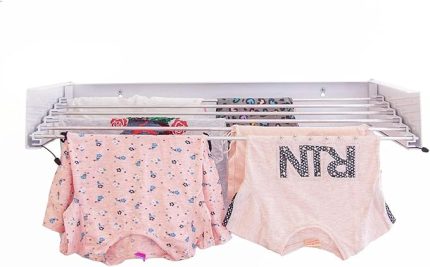 duvara monte katlanabilir çamaşır kurutma askısı, duvara monte çamaşır askısı, akordiyon çamaşırlık…