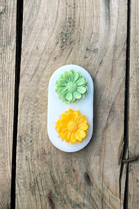 Concept Lotus Çiçeği İkili Mum Kalıbı (Silikon) - Görsel 3